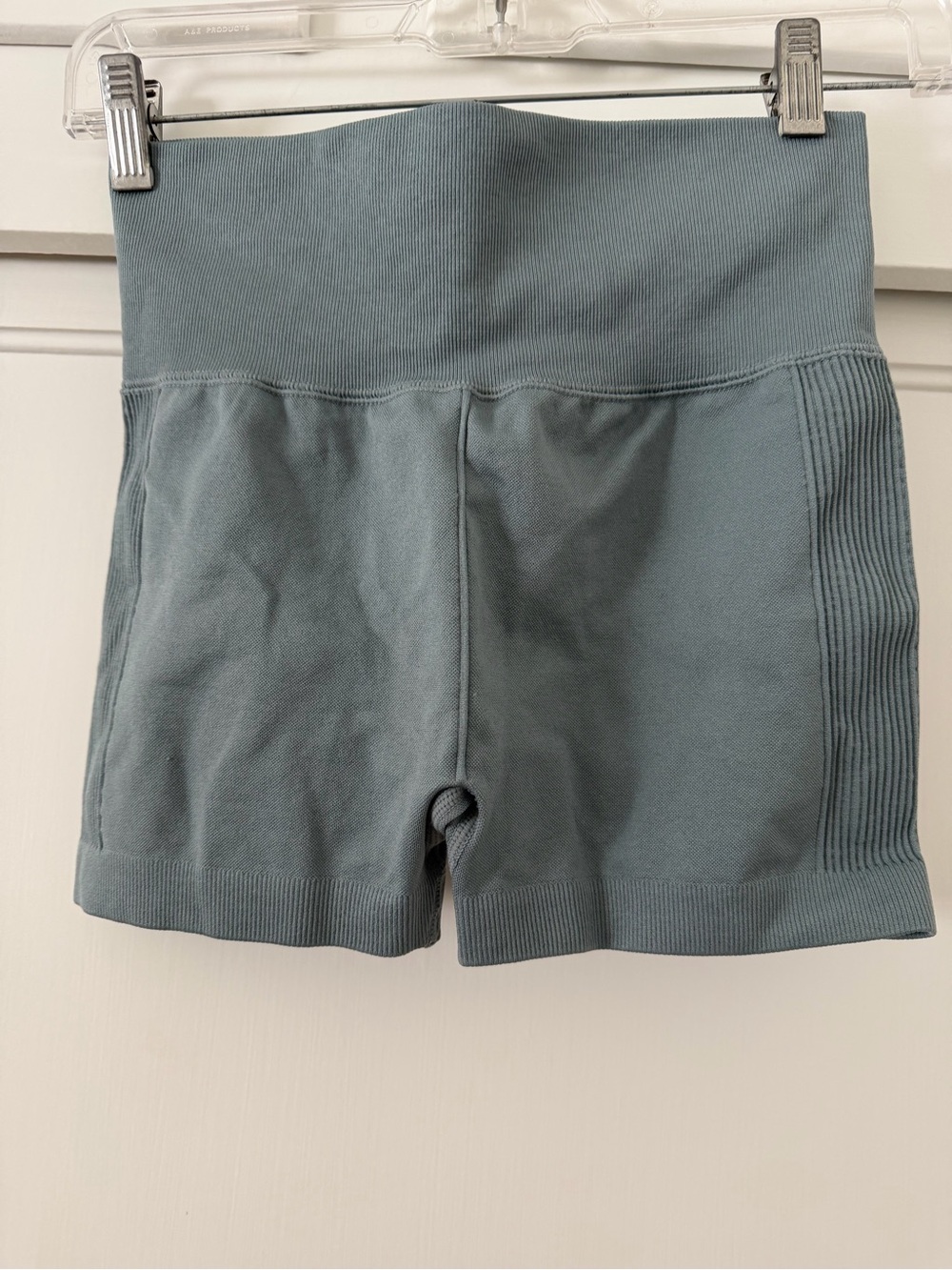 Forever 21: High-Waist Women’s Seamless Bike Shorts - Slate Blue-Small